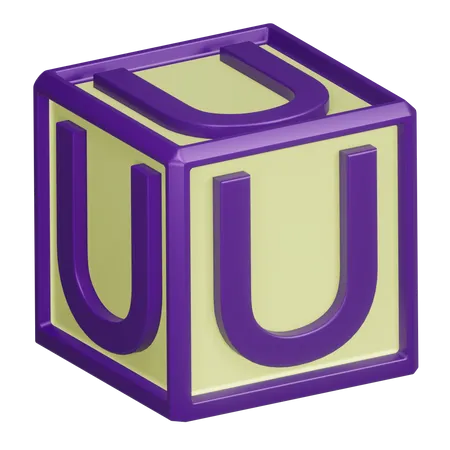 Tu lettre de l'alphabet  3D Icon