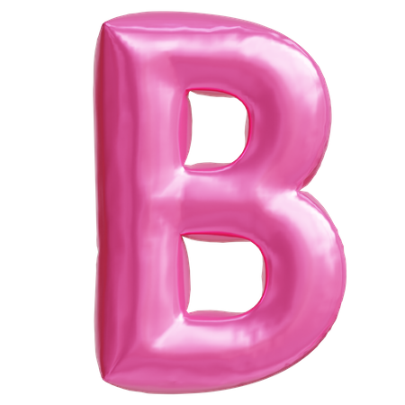 La lettre B  3D Icon