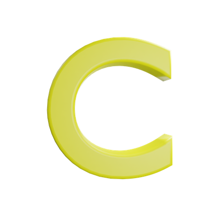 Lettre c  3D Icon