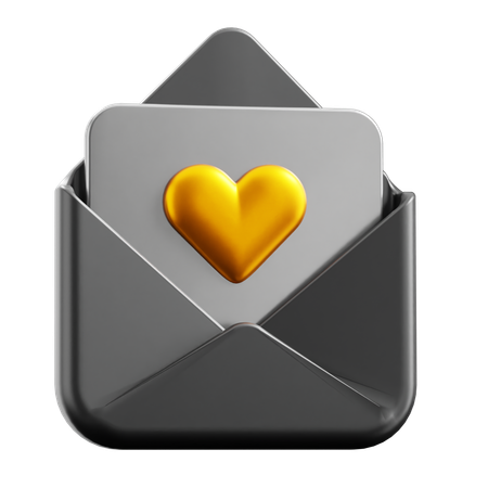 Lettre d'amour  3D Icon