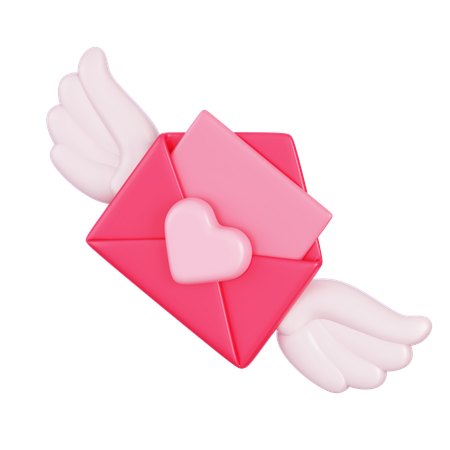 Lettre d'amour  3D Icon