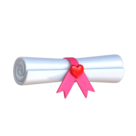 Lettre d'amour  3D Icon