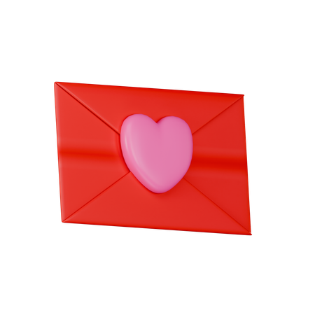 Lettre d'amour  3D Icon