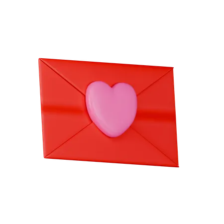 Lettre d'amour  3D Icon