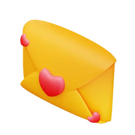 Lettre d'amour  3D Icon