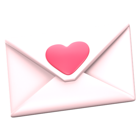 Lettre d'amour  3D Icon