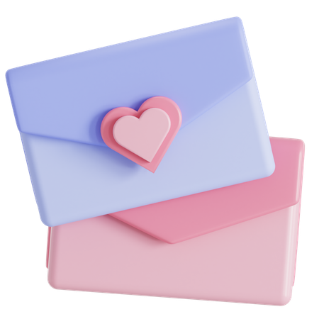 Lettre d'amour  3D Icon