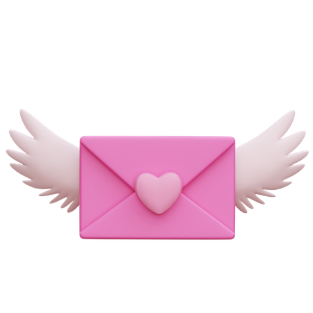 Lettre d'amour  3D Icon