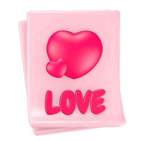 Lettre d'amour  3D Icon