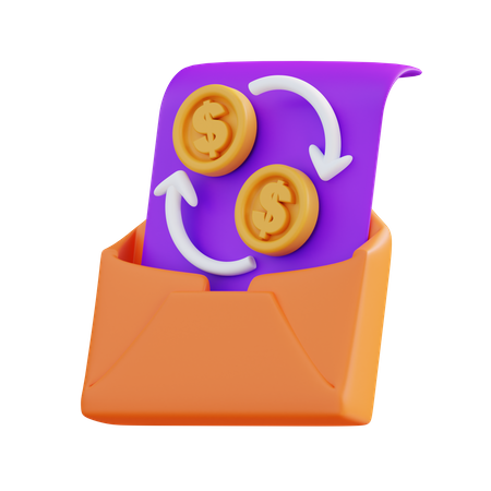 Lettre de change  3D Icon