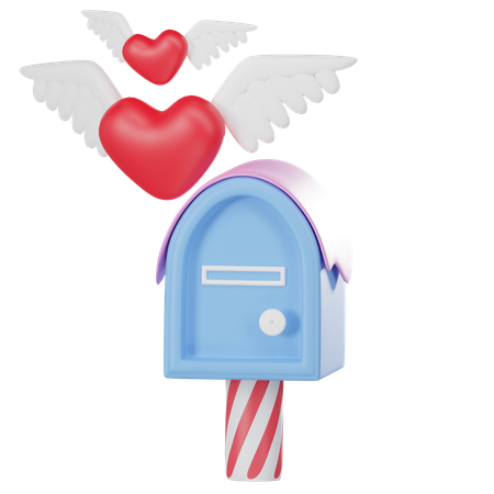 Lettre de la Saint-Valentin  3D Icon