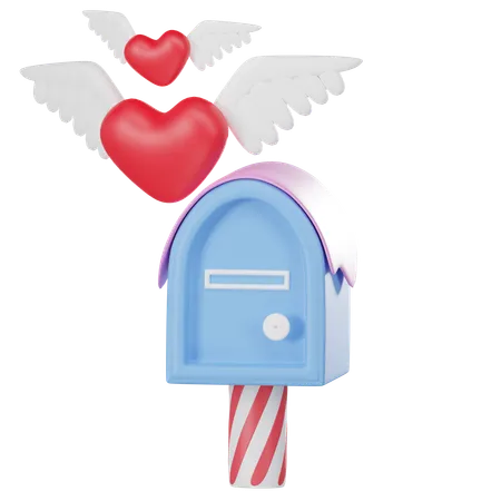 Lettre de la Saint-Valentin  3D Icon