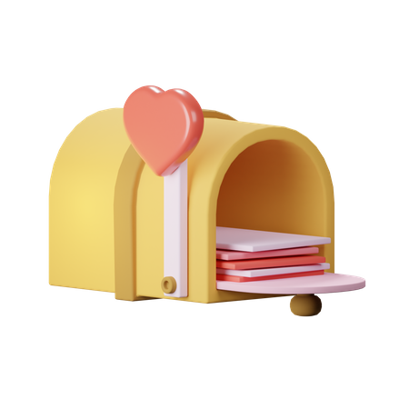 Lettre de la Saint-Valentin  3D Icon