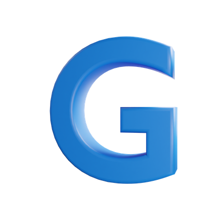 Lettre g  3D Icon