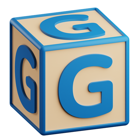 Lettre g  3D Icon