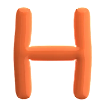 Lettre h  3D Icon