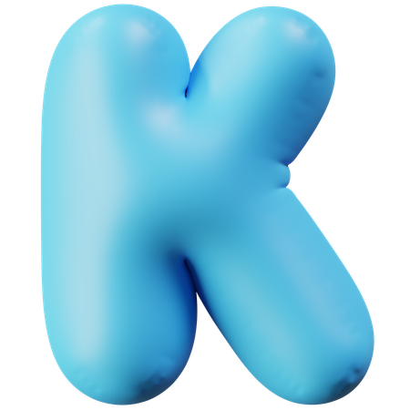 Lettre k  3D Icon