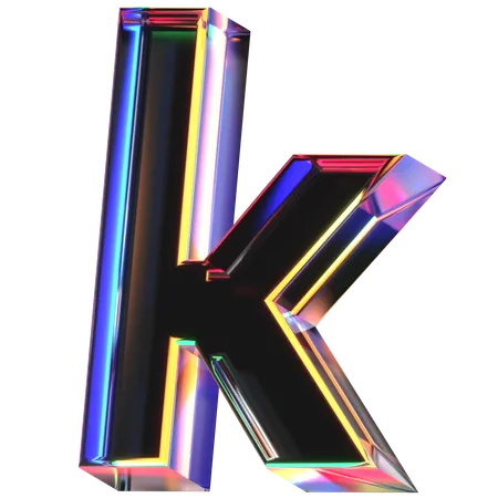 Lettre k  3D Icon