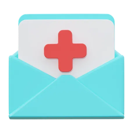 Lettre médicale  3D Icon