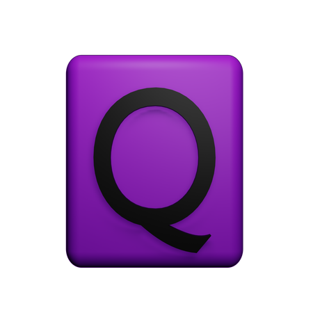 Qalphabet  3D Icon