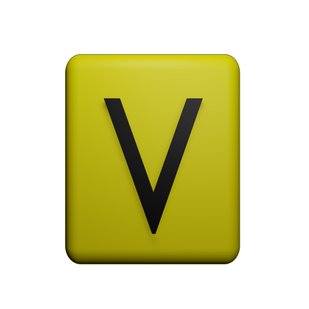 Valphabet  3D Icon