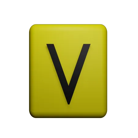 Valphabet  3D Icon