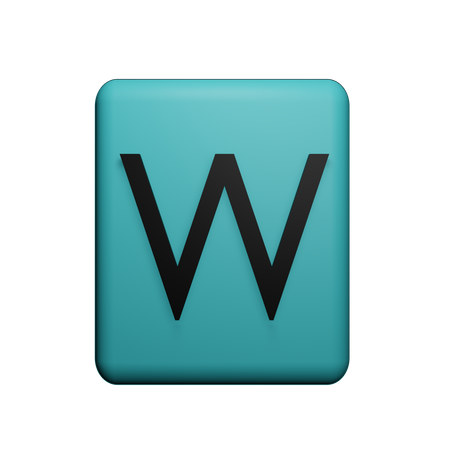 Walphabet  3D Icon