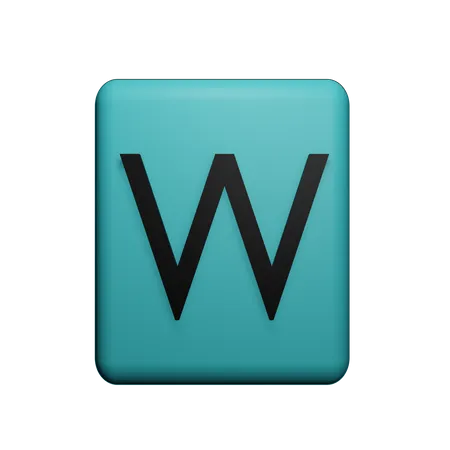 Walphabet  3D Icon