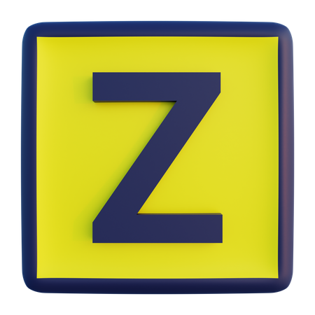 Lettre z  3D Icon