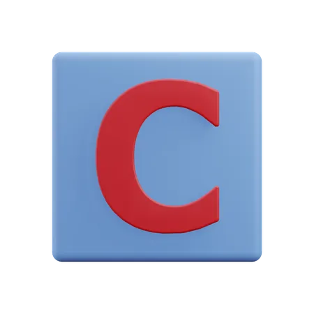 Lettres c  3D Icon