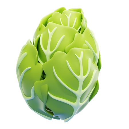 Lettuce  3D Icon