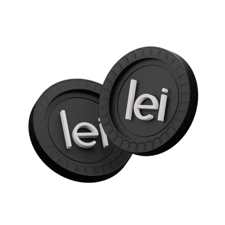 Leu roumain  3D Icon