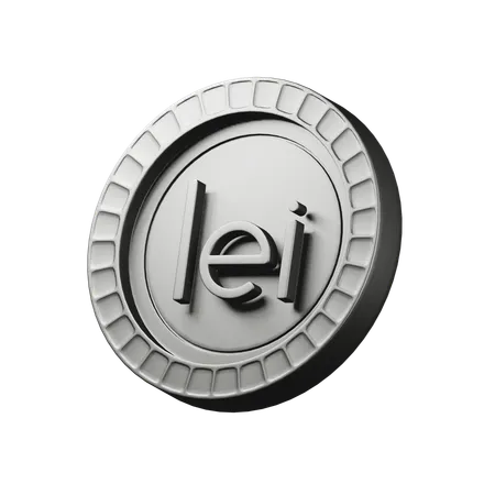 Leu rumano  3D Icon