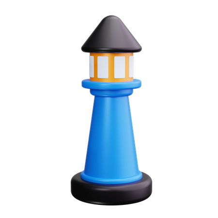 Leuchtturm  3D Icon