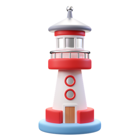 Leuchtturm  3D Icon