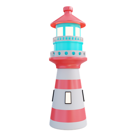 Leuchtturm  3D Icon