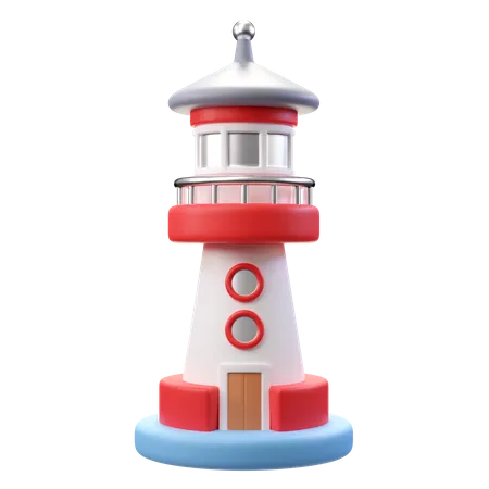 Leuchtturm  3D Icon