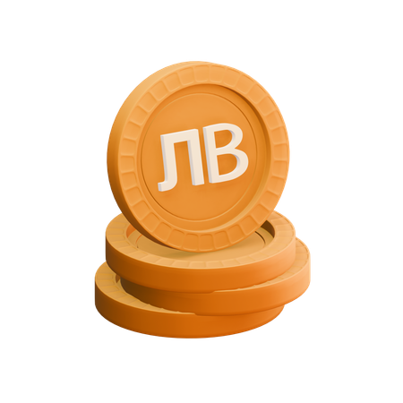 Lev búlgaro  3D Icon