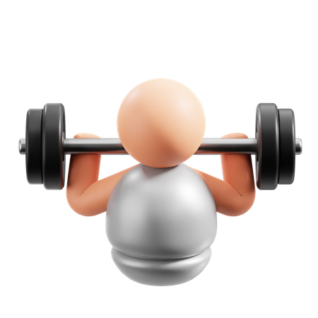 Levantador de peso  3D Icon