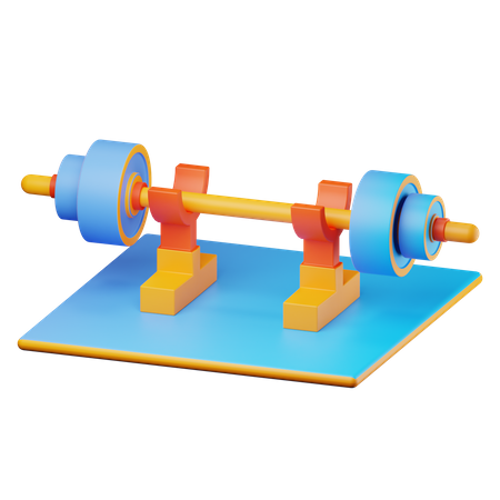 Levantamiento de pesas  3D Icon