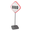 Level Crossing with Barrier Ahead