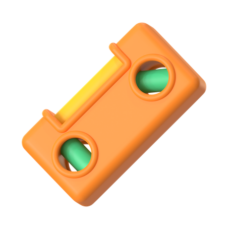 Level Measuring  3D Icon