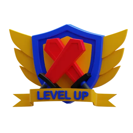 Level Up  3D Icon