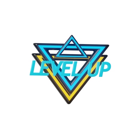 Level Up 3D Illustration