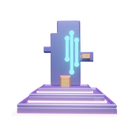 Level Up  3D Icon