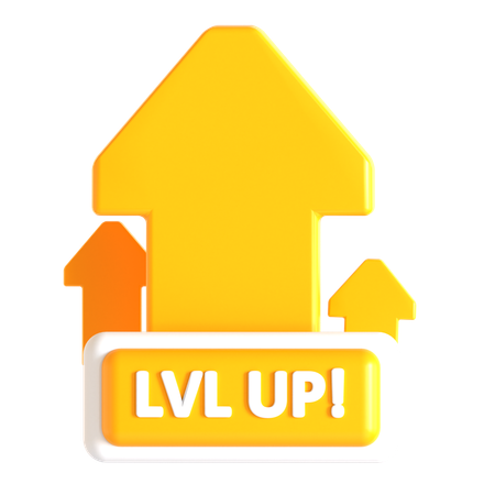 레벨업 게임  3D Icon