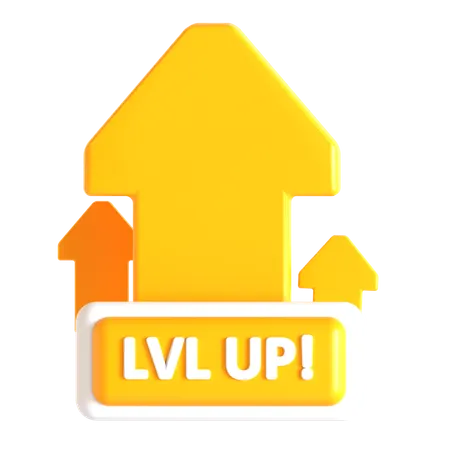 레벨업 게임  3D Icon