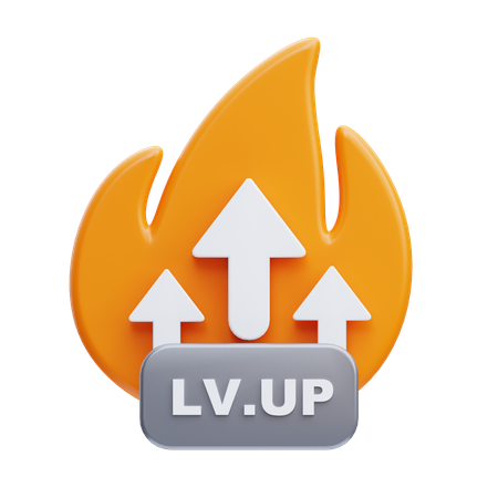 Level-Up-Spiel  3D Icon