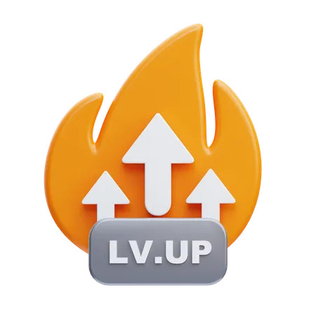 Level-Up-Spiel  3D Icon