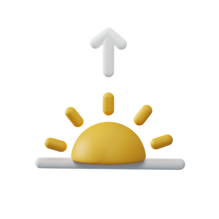 Lever du soleil  3D Icon